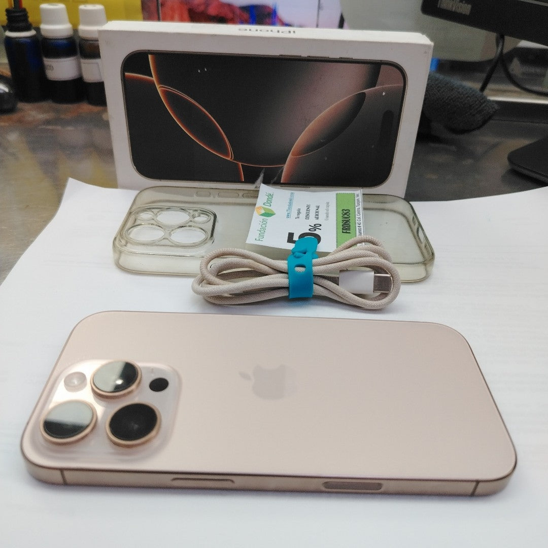 CELULAR APPLE IPHONE 16 PRO A3292 (2024) 256 GB 8 GB RAM (SEMINUEVO)