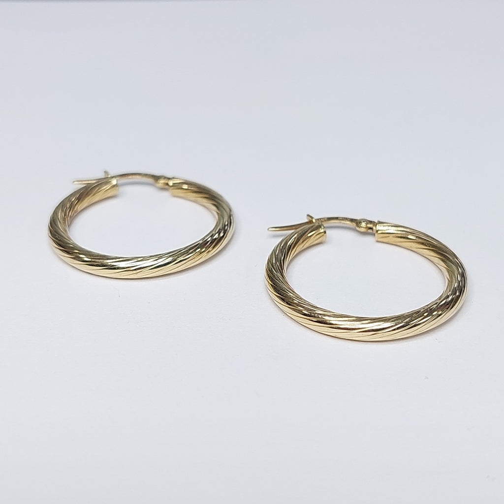ARRACADAS PAR ORO 14 K 2.3 GRMS (SEMINUEVO)