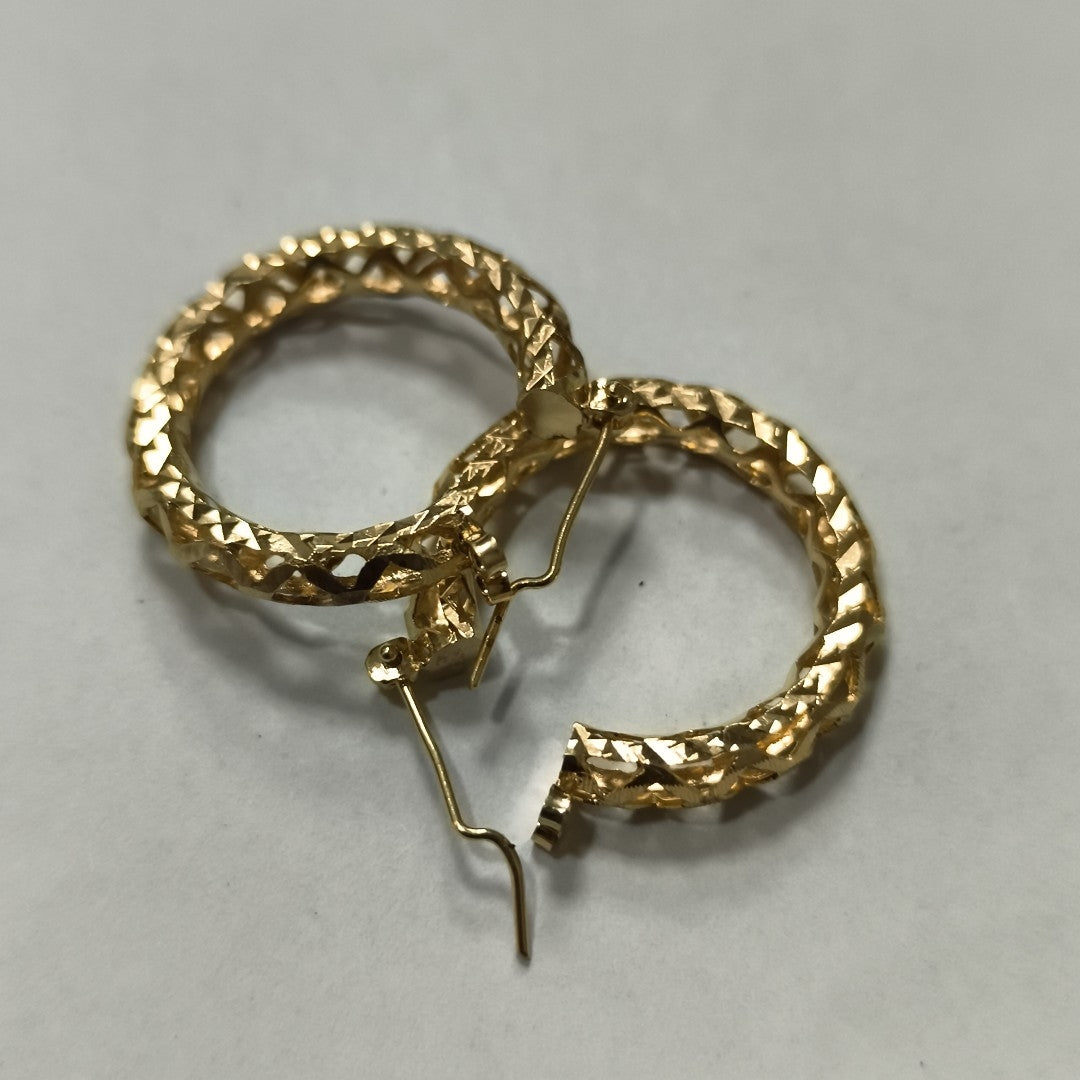 ARRACADAS PAR ORO 14 K 6,20 GRMS (SEMINUEVO)