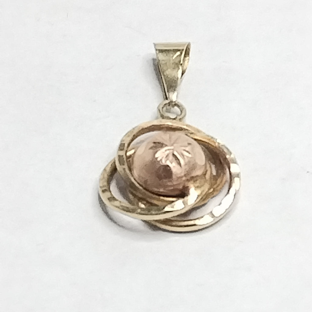 DIJE ORO,ORO COMBINADO 14 K 1,40 GRMS (SEMINUEVO)