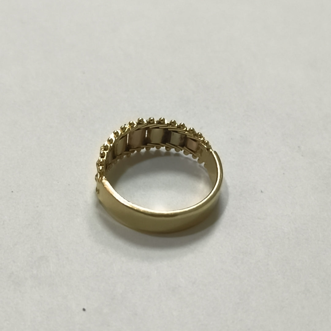 ANILLITO ORO COMBINADO 14 K 3,40 GRMS (SEMINUEVO)