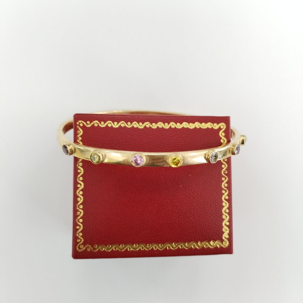 PULSERA RIGIDA ORO 14 K 8,30 GRMS (SEMINUEVO)
