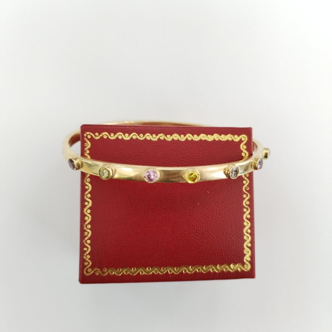 PULSERA RIGIDA ORO 14 K 8,30 GRMS (SEMINUEVO)