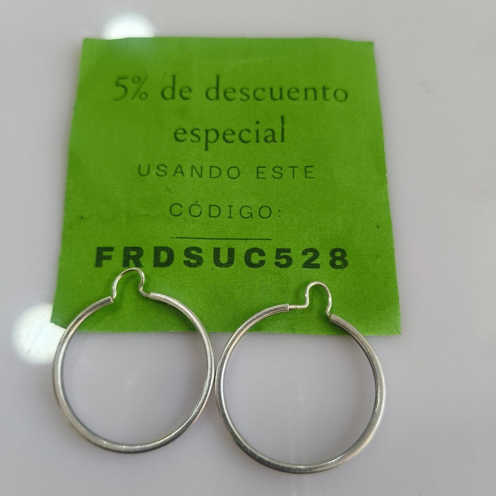 ARRACADAS PAR PLATA 4 GRMS (SEMINUEVO)