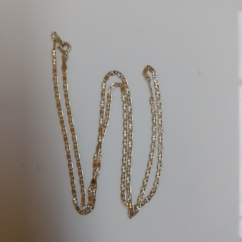 CADENA ORO, ORO COMBINADO 14 K 2.9 GRMS (SEMINUEVO)