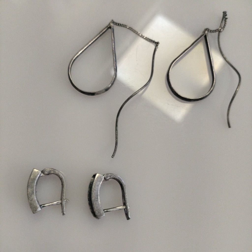 ARETES PAR PLATA 7,60 GRMS (SEMINUEVO)