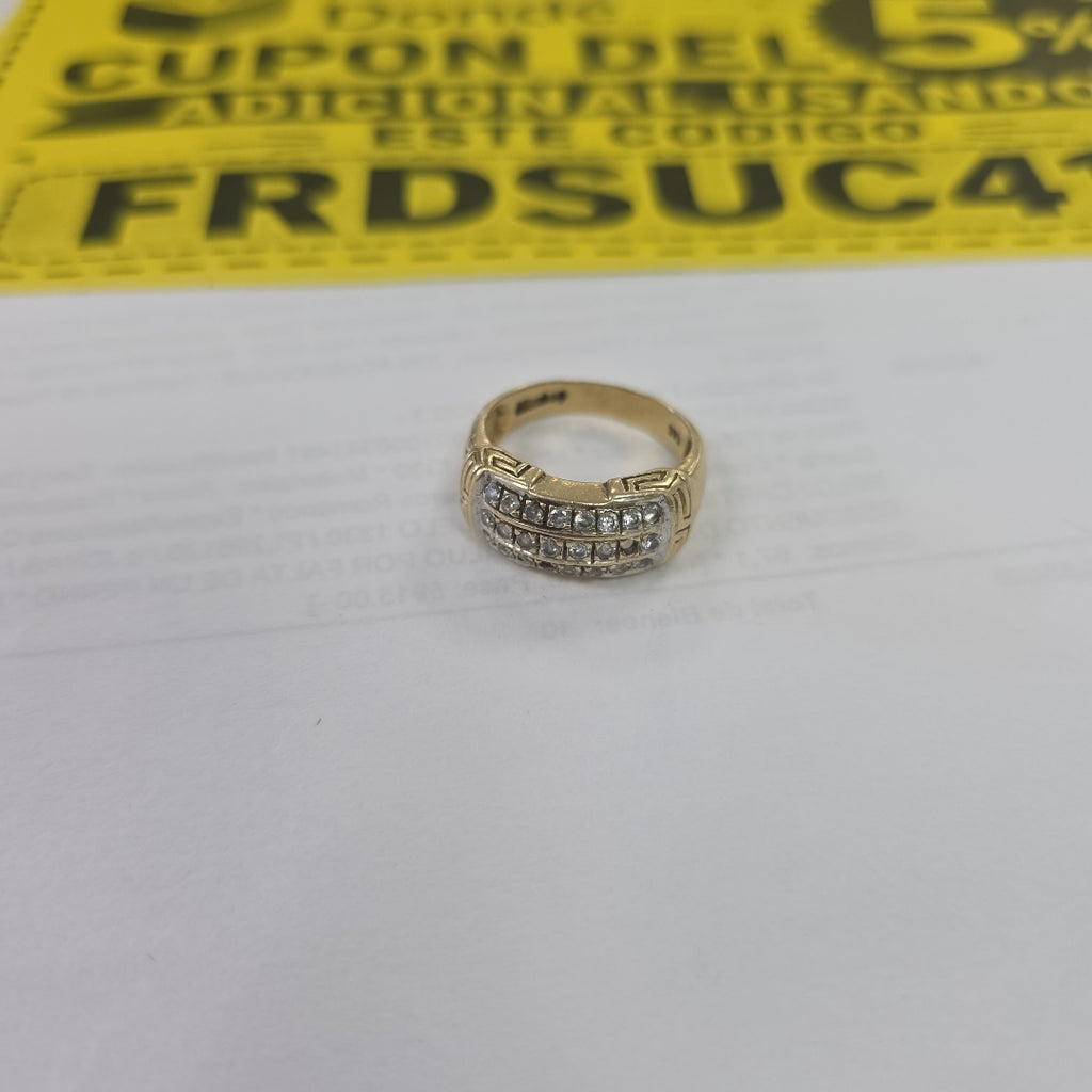 ANILLO ORO 14 K 5.3 GRMS (SEMINUEVO)