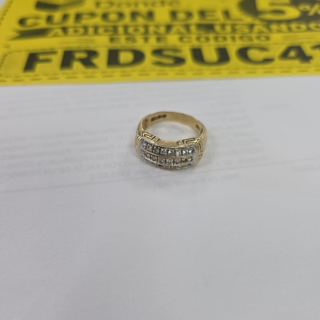 ANILLO ORO 14 K 5.3 GRMS (SEMINUEVO)