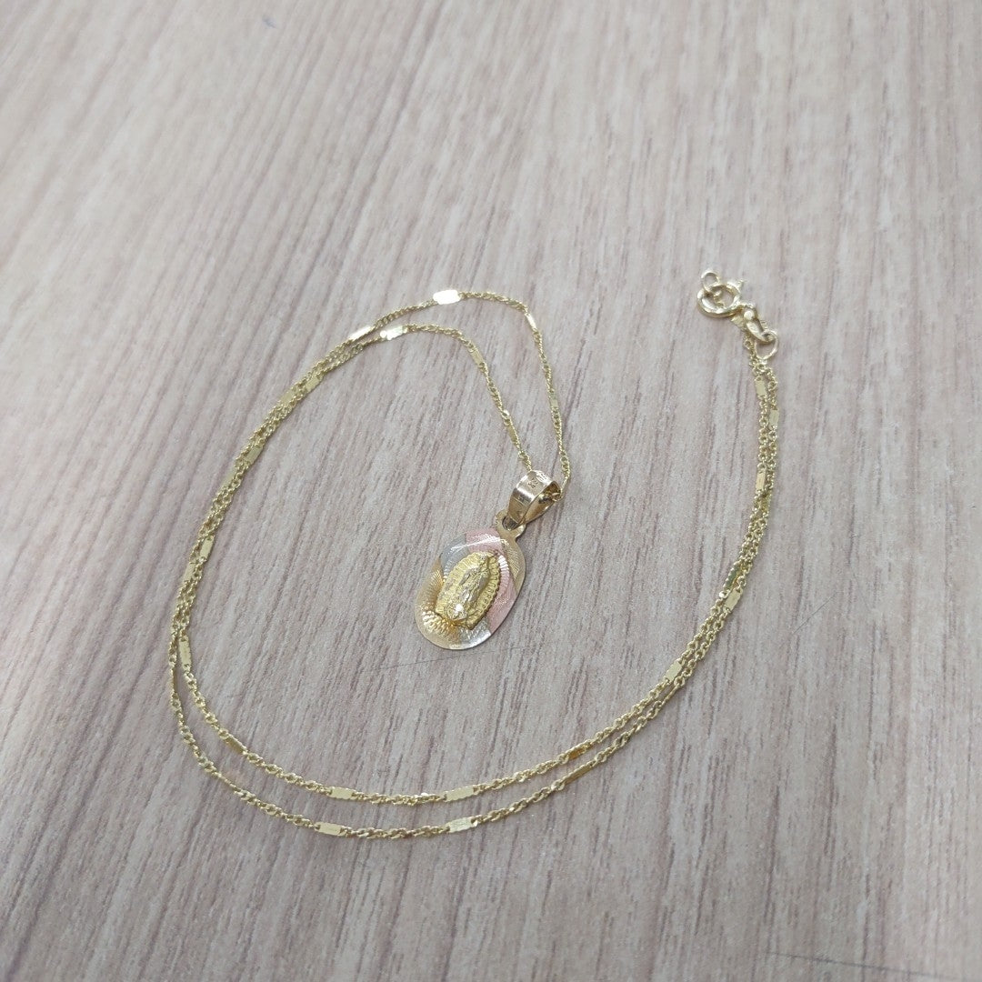 CADENA, DIJE ORO 10 K 1.6 GRMS (SEMINUEVO)
