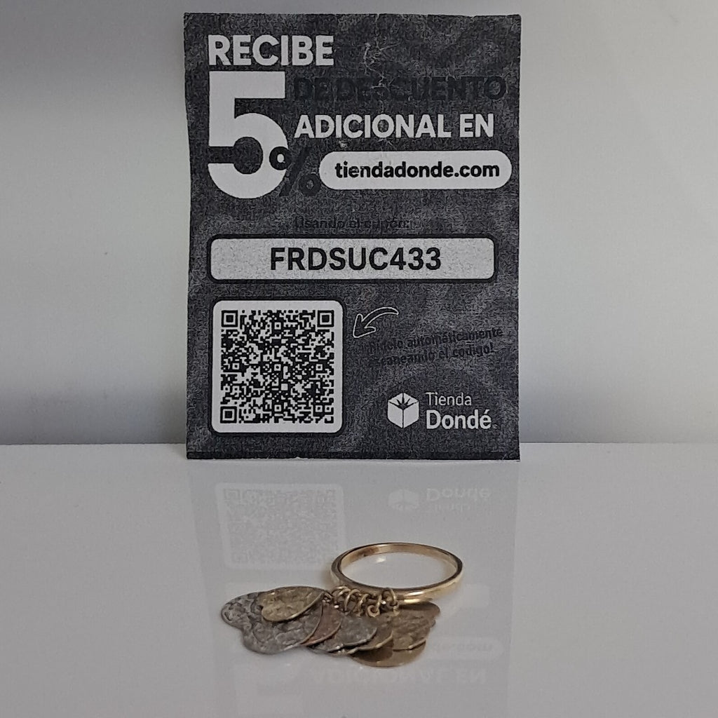 ANILLITO ORO, ORO COMBINADO 14 K 5 GRMS (SEMINUEVO)