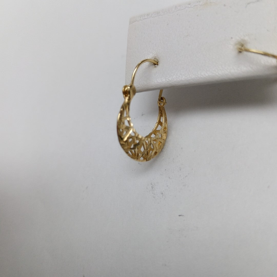 ARRACADAS PAR ORO 14 K 1.3 GRMS (SEMINUEVO)