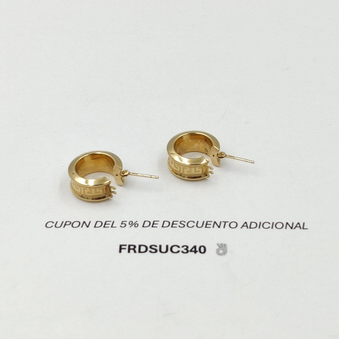 ARRACADAS PAR ORO 14 K 3,60 GRMS (SEMINUEVO)