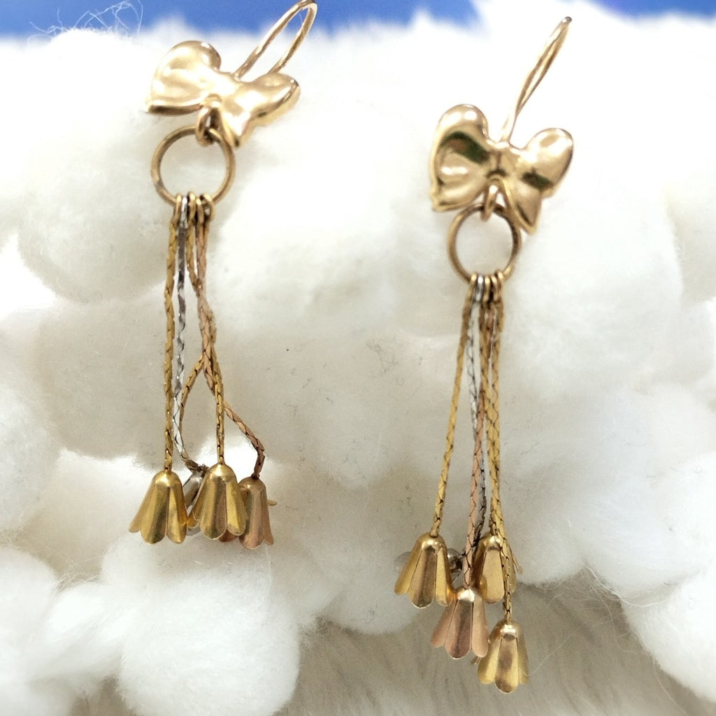 ARETES PAR ORO 14 K 5.7 GRMS (SEMINUEVO)