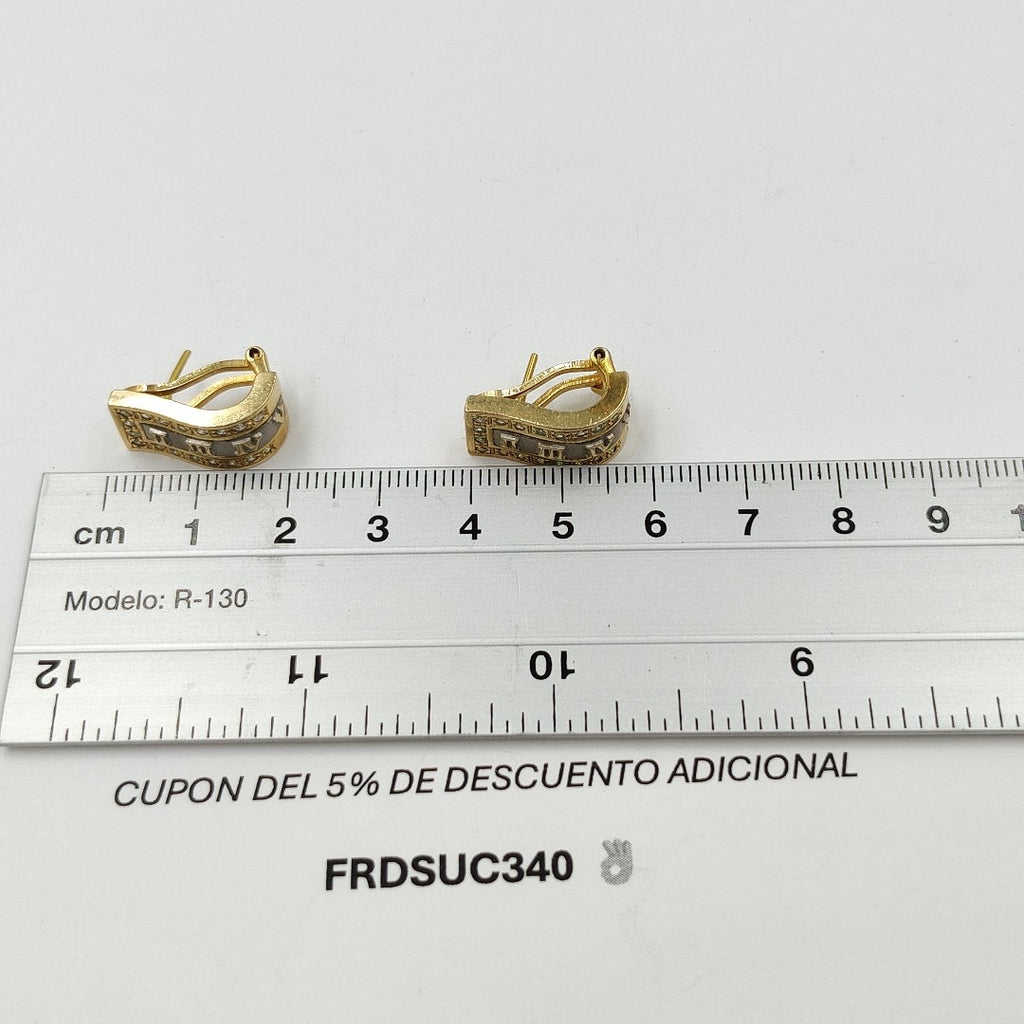 ARETES PAR ORO 14 K 8,90 GRMS (SEMINUEVO)