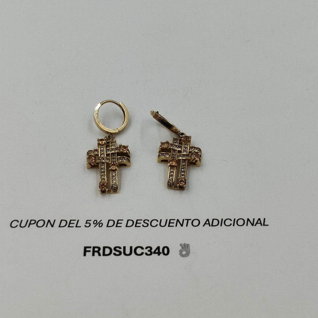 ARRACADAS PAR ORO 14 K 5,40 GRMS (SEMINUEVO)