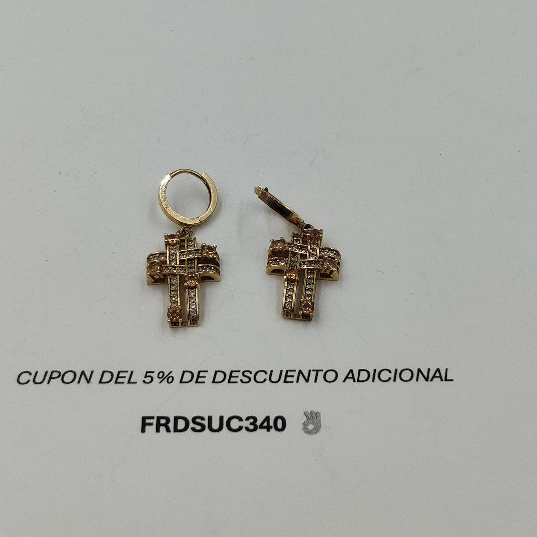 ARRACADAS PAR ORO 14 K 5,40 GRMS (SEMINUEVO)