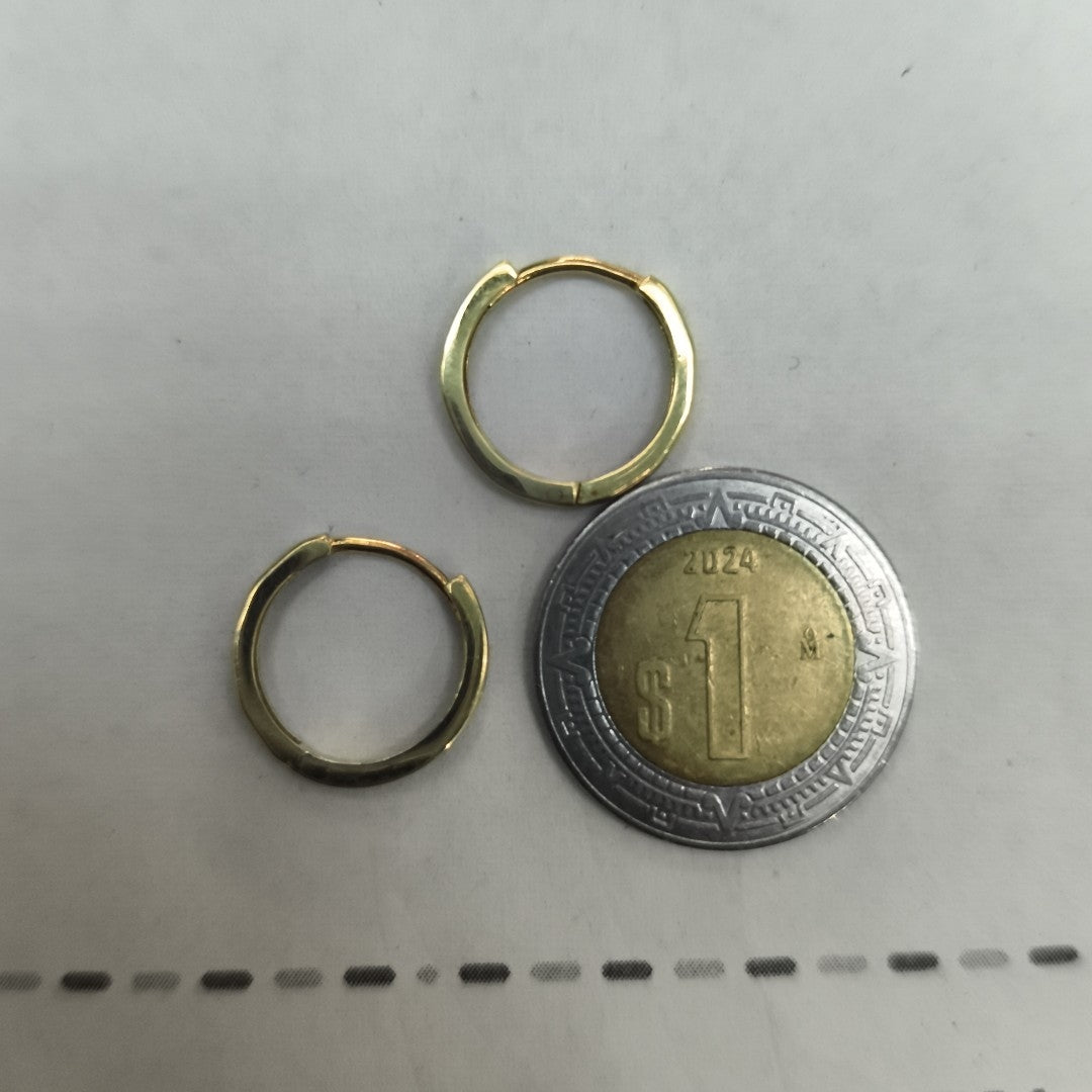 ARRACADAS PAR ORO 10 K 1.2 GRMS (SEMINUEVO)