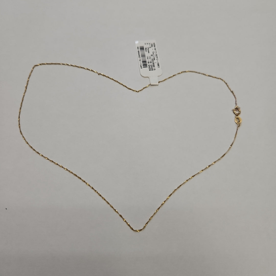 CADENA ORO 10 K 0.6 GRMS (SEMINUEVO)