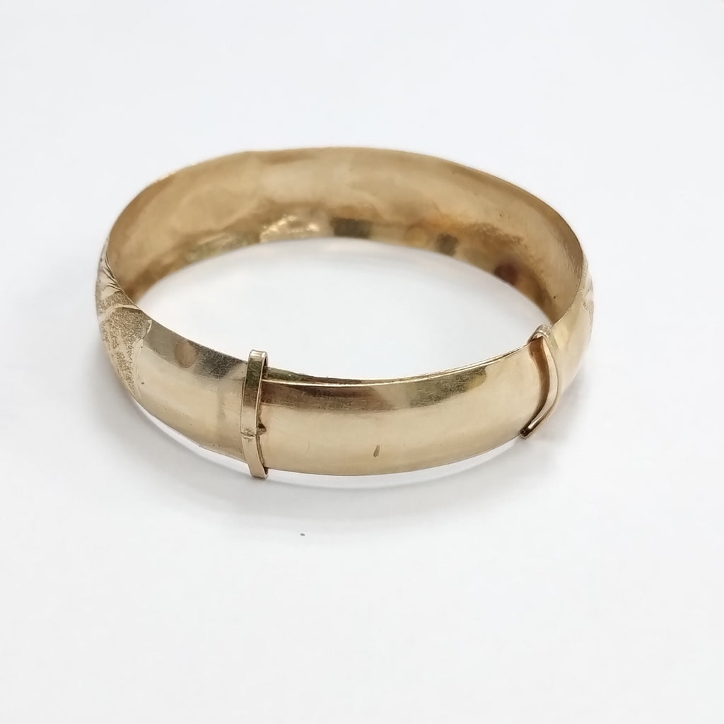 PULSERA RIGIDA ORO,ORO COMBINADO 10 K 13,70 GRMS (SEMINUEVO)