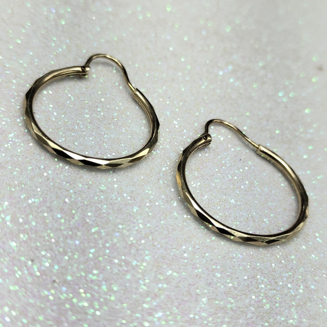 ARRACADAS PAR ORO 14 K 2 GRMS (SEMINUEVO)