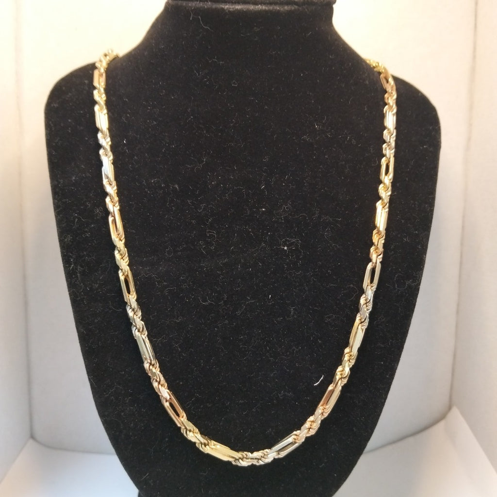 CADENA ORO COMBINADO 14 K 40.1 GRMS (SEMINUEVO)
