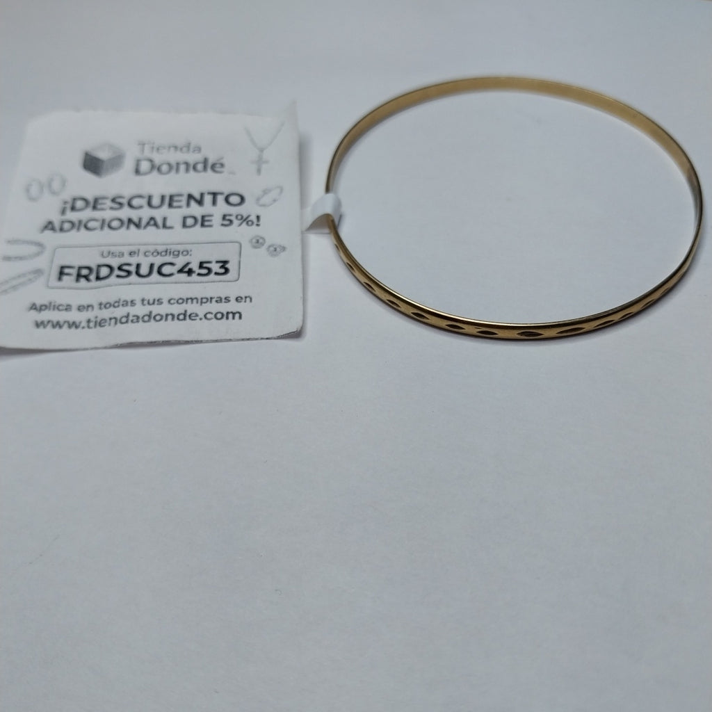PULSERA RIGIDA ORO 14 K 5,00 GRMS (SEMINUEVO)