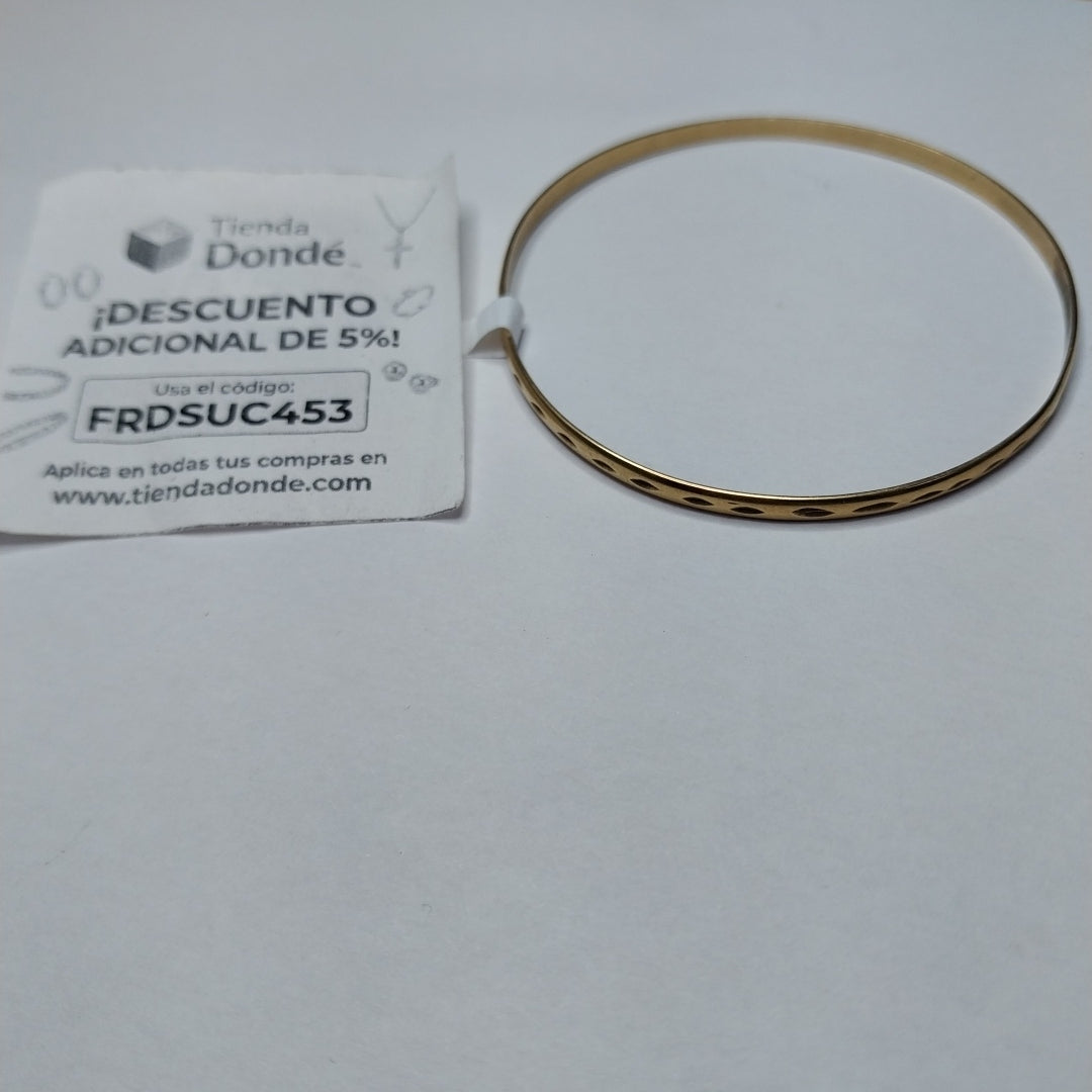 PULSERA RIGIDA ORO 14 K 5,00 GRMS (SEMINUEVO)