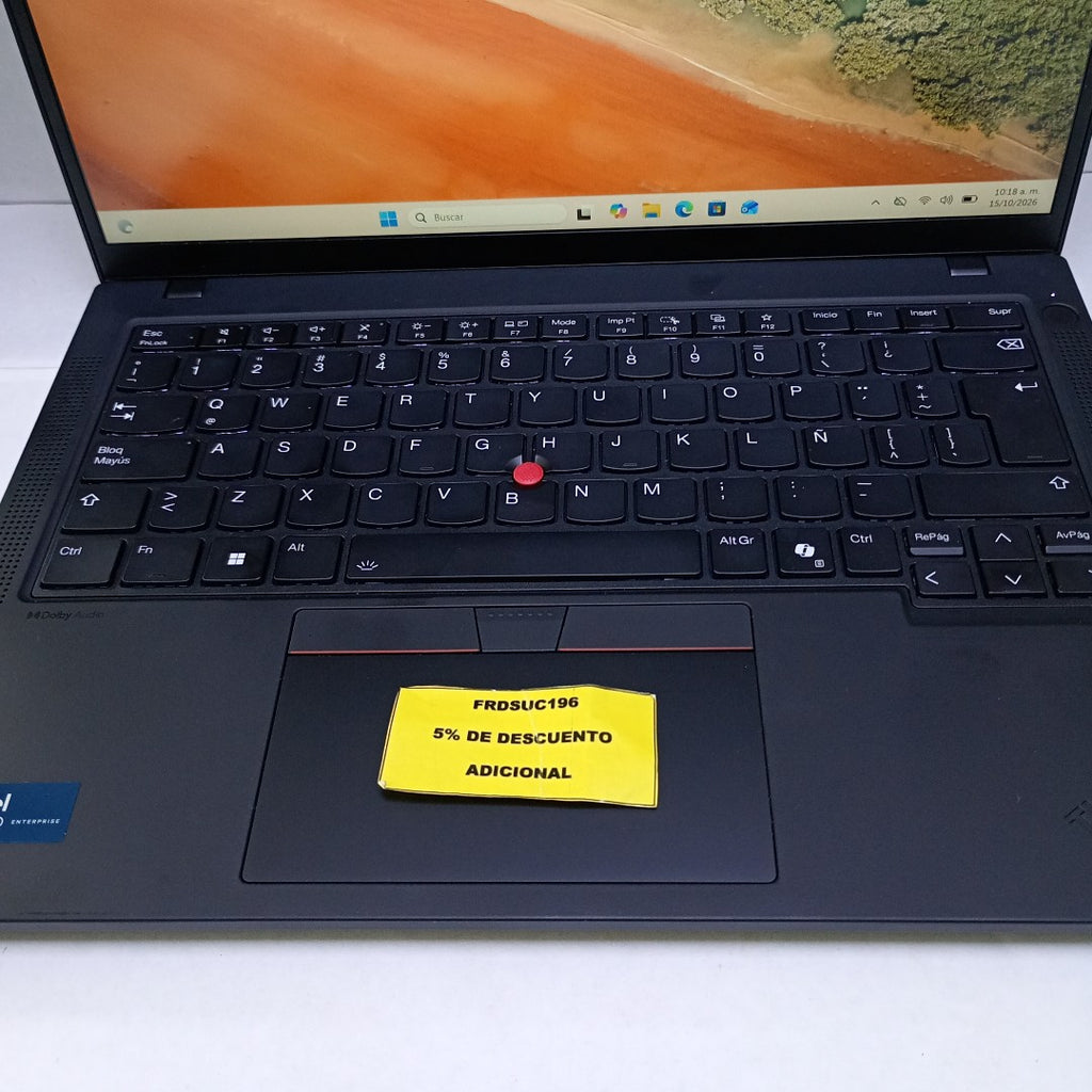 LAPTOP LENOVO THINKPAD T14 GEN 5 (2025) 512 GB SSD 16 GB RAM (SEMINUEVO)