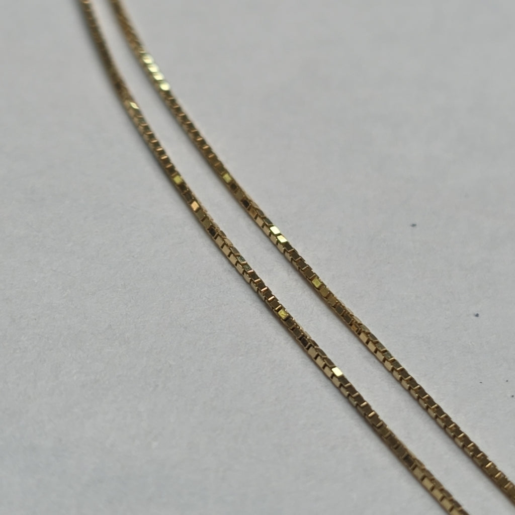 CADENA, CRUZ ORO 14 K 1.6 GRMS (SEMINUEVO)