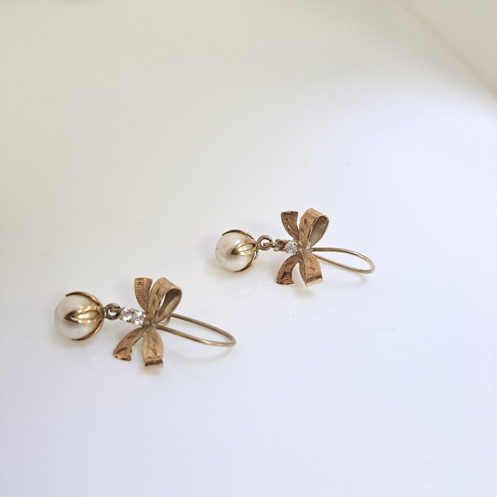 ARETES PAR ORO 8 K 4.3 GRMS (SEMINUEVO)