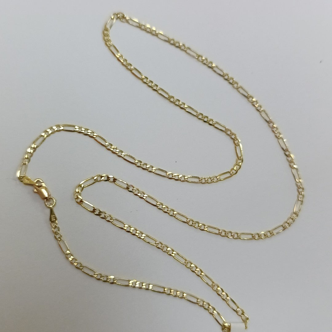 CADENA 3X1 14K 55 CM 5 GR (NUEVO)