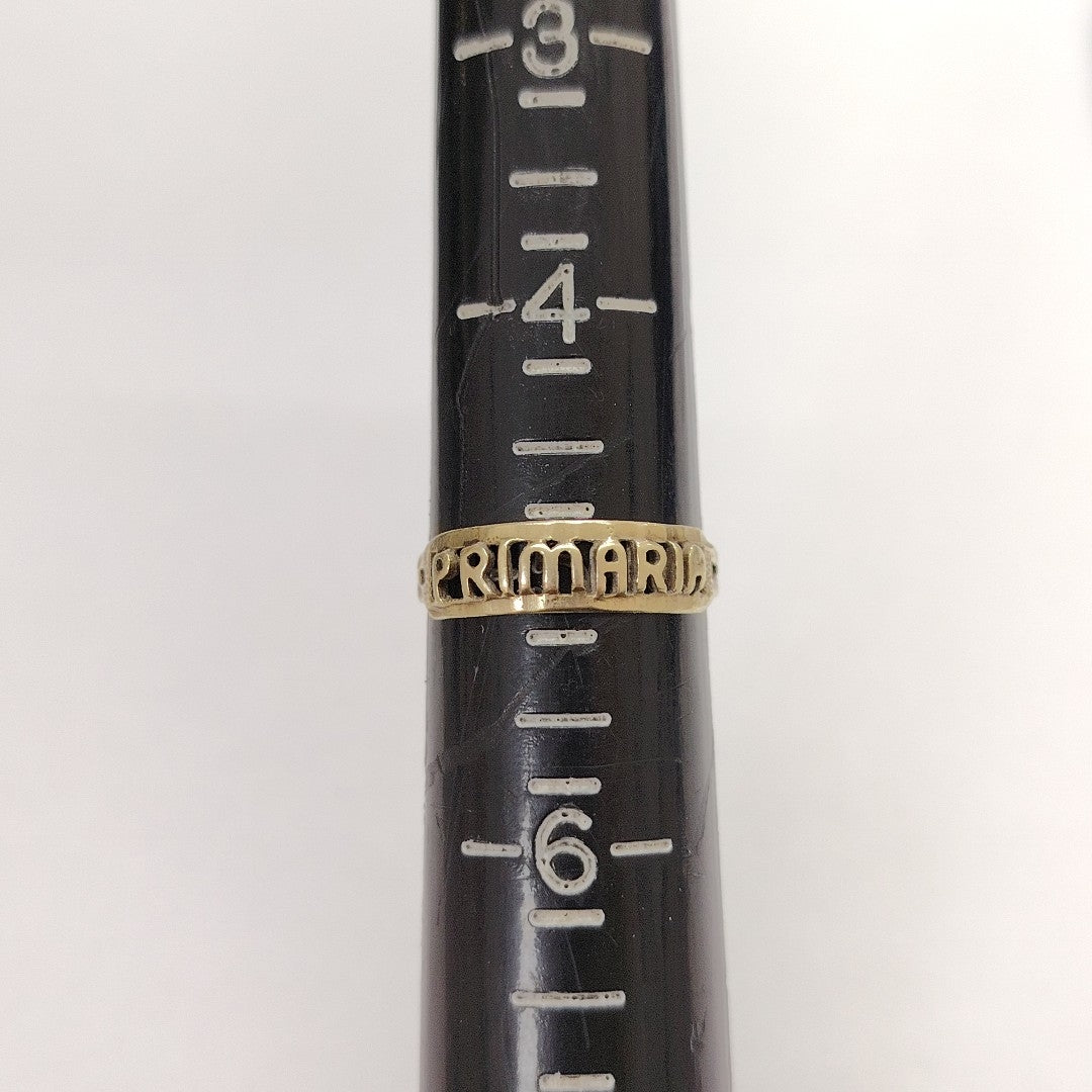 ANILLO DE GRADUACIÓN ORO 8 K 0.9 GRMS (SEMINUEVO)