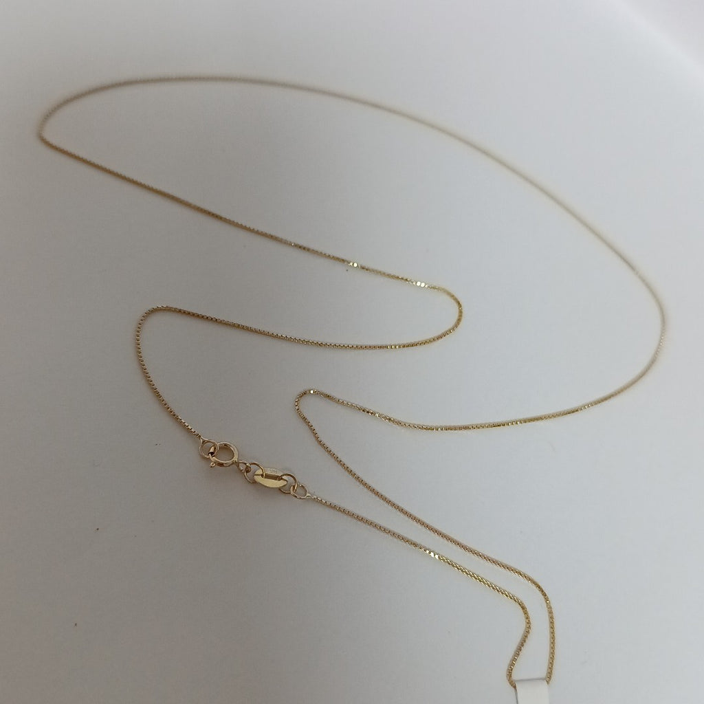 CADENA VENECIANO 14K 55 CM 1.7 GR (NUEVO)