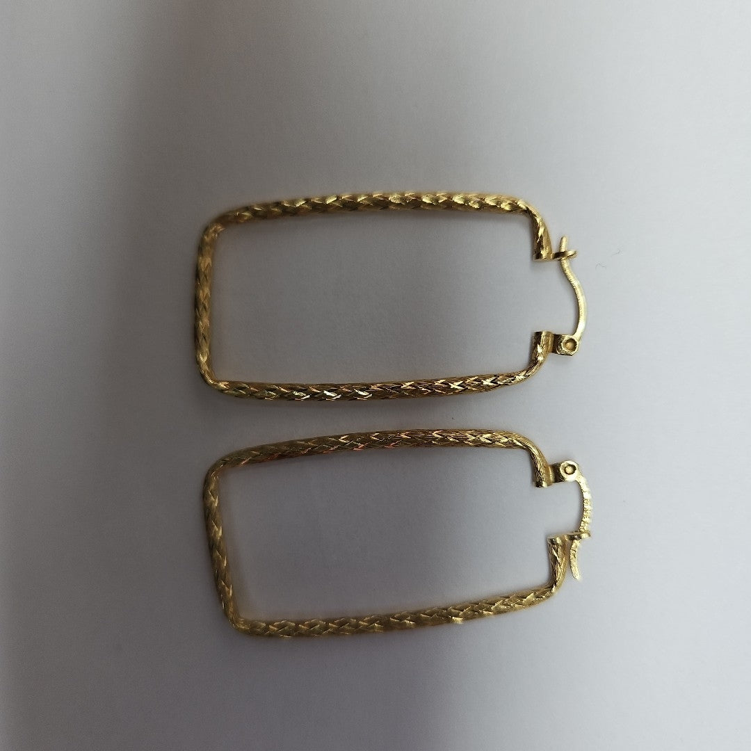 ARRACADAS PAR ORO 14 K 3,40 GRMS (SEMINUEVO)
