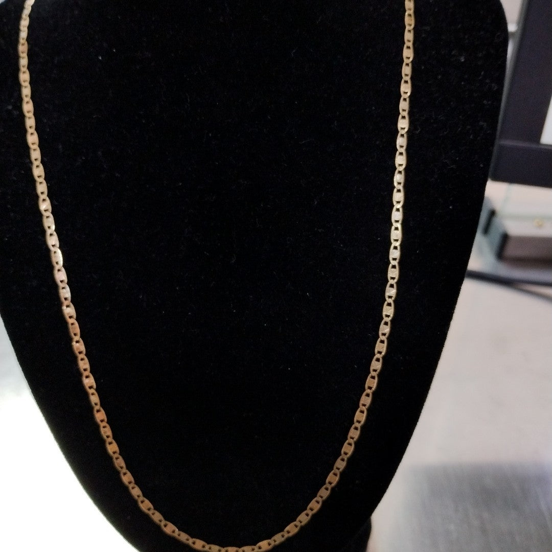 CADENA ORO COMBINADO 10 K 3.5 GRMS (SEMINUEVO)