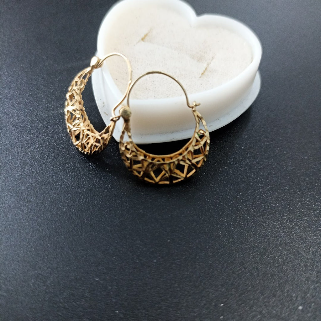 ARETES PAR ORO 10 K 2 GRMS (SEMINUEVO)