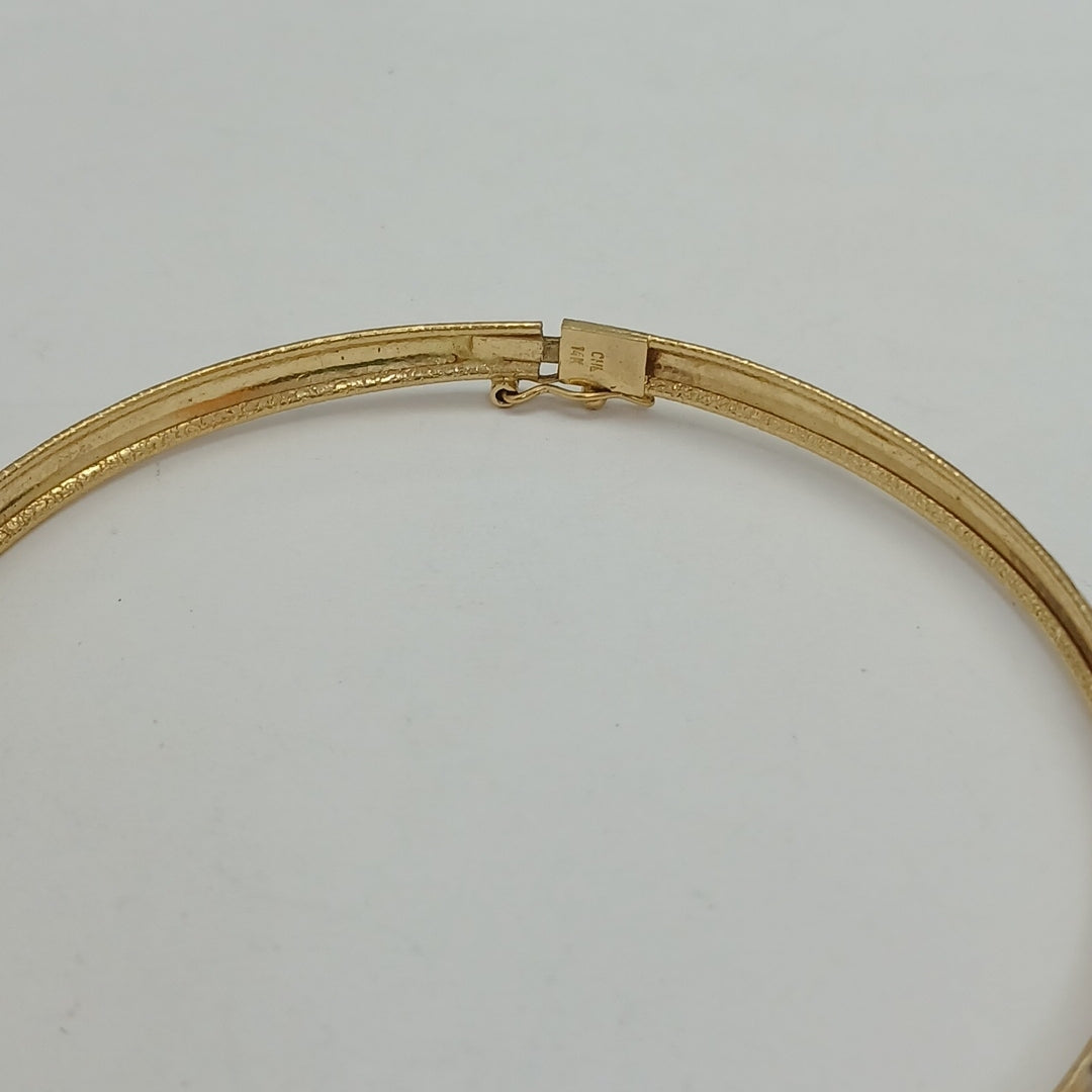 PULSERA RIGIDA ORO 14 K 5.3 GRMS (SEMINUEVO)
