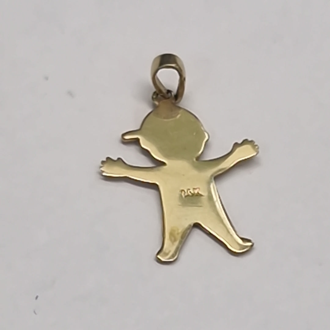 DIJE ORO, ORO COMBINADO 14 K 1 GRMS (SEMINUEVO)