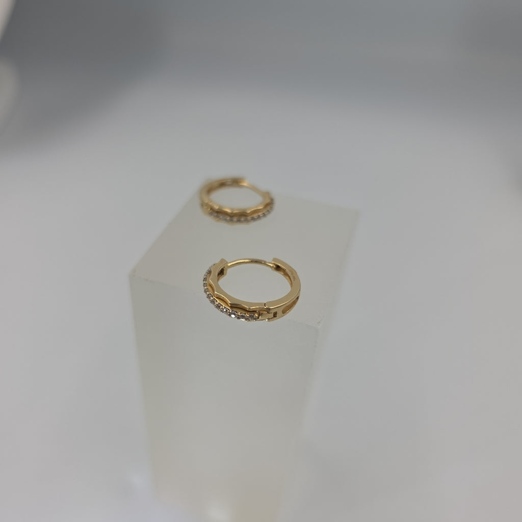 ARRACADAS PAR ORO 14 K 2,10 GRMS (SEMINUEVO)