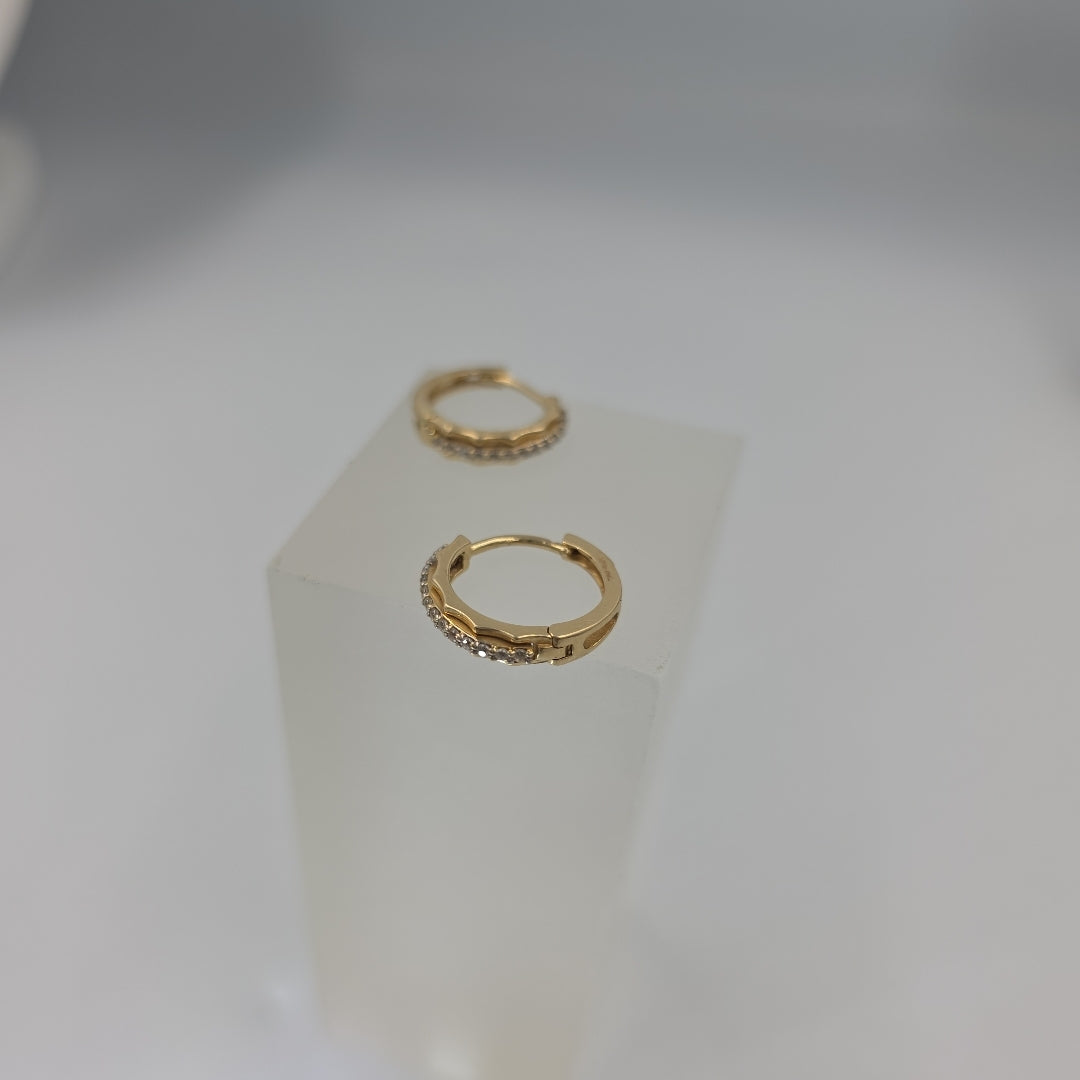 ARRACADAS PAR ORO 14 K 2,10 GRMS (SEMINUEVO)