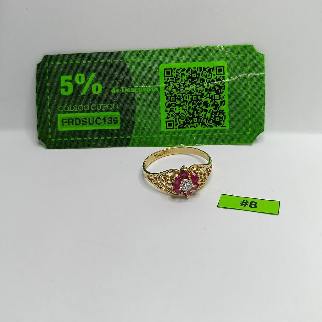 ANILLO ORO 14 K 1,90 GRMS (SEMINUEVO)