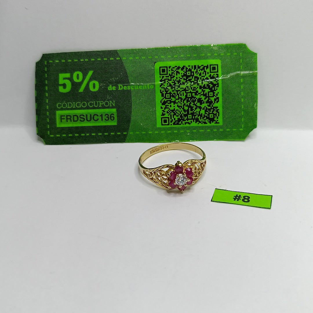 ANILLO ORO 14 K 1,90 GRMS (SEMINUEVO)