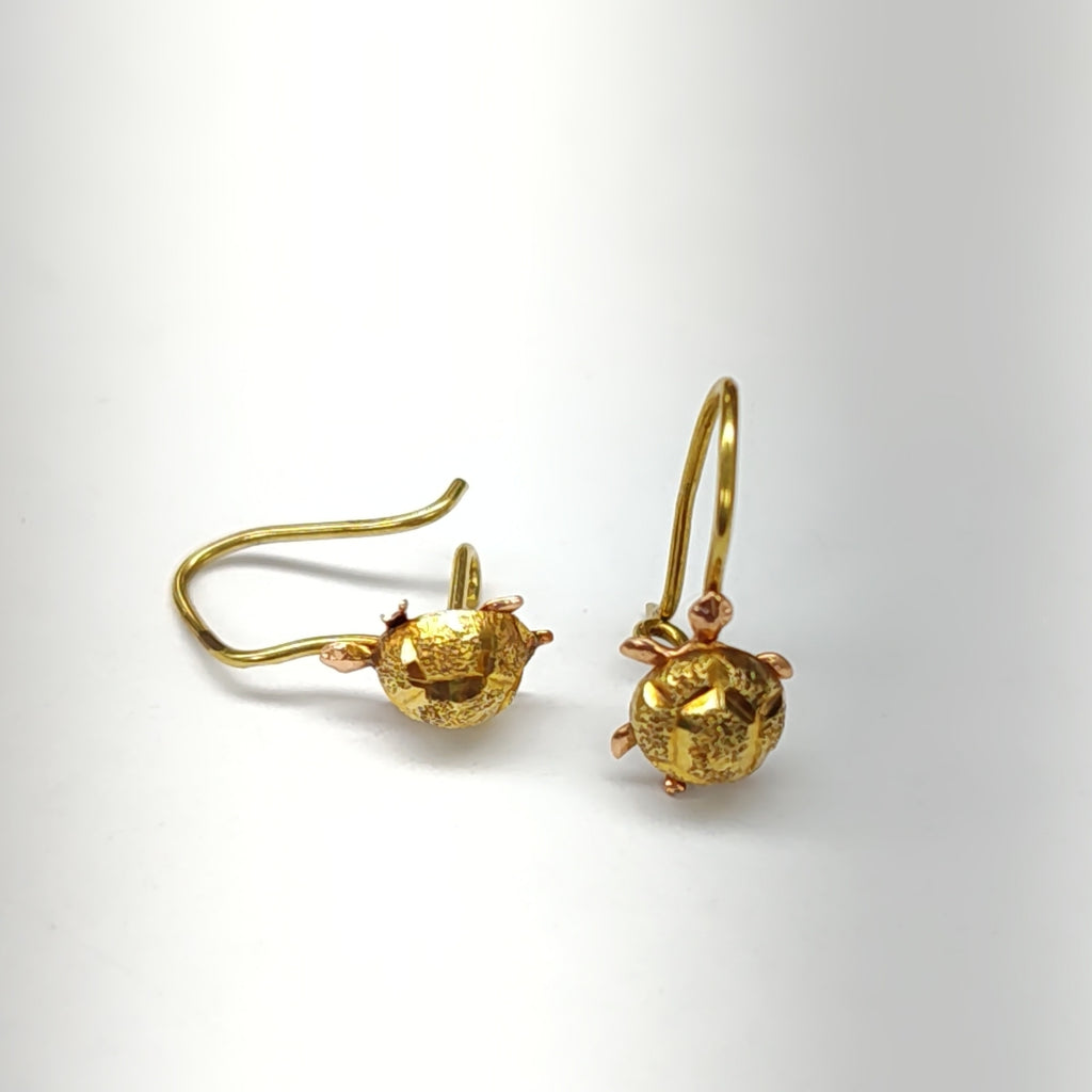 BROQUELES PAR ORO 14 K 1,00 GRMS (SEMINUEVO)