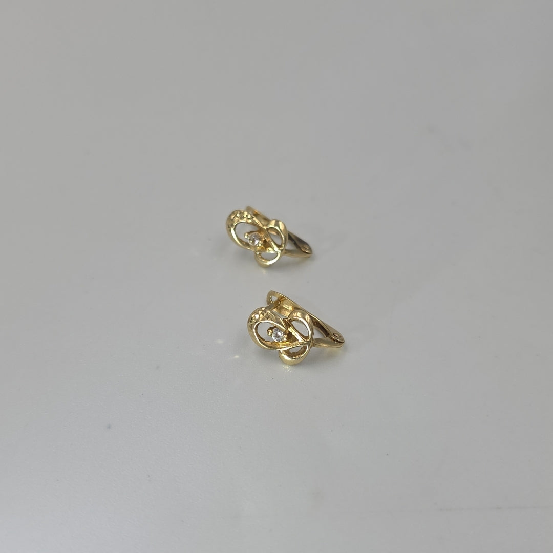 ARETES PAR ORO 10 K 1.2 GRMS (SEMINUEVO)