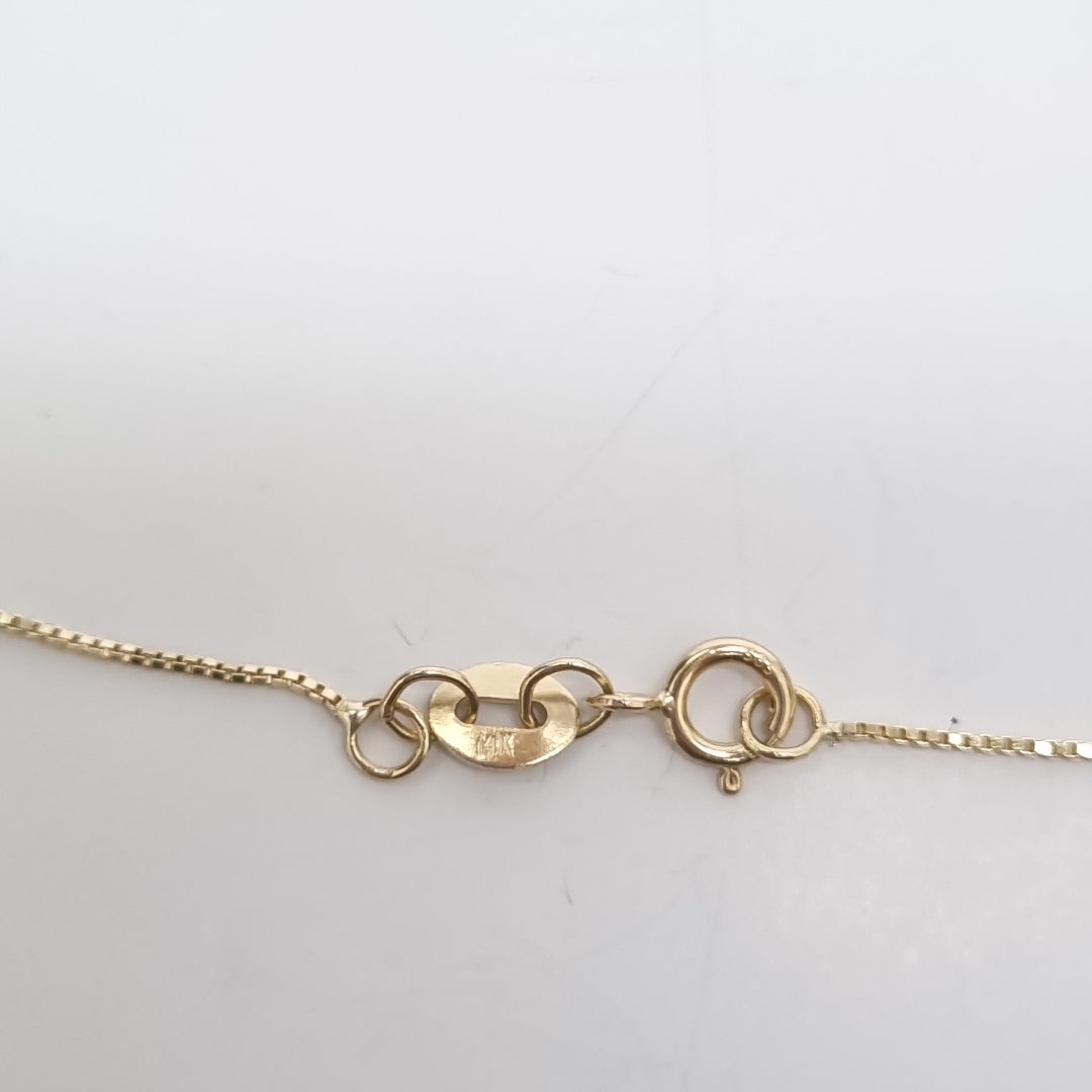 CADENA VENECIANO 14K 55 CM 1.7 GR (NUEVO)