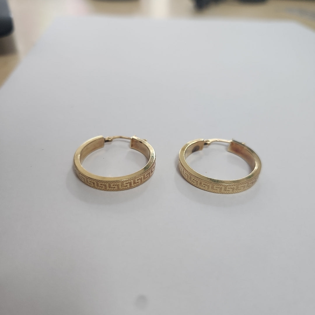 ARRACADAS PAR ORO 14 K 2,70 GRMS (SEMINUEVO)