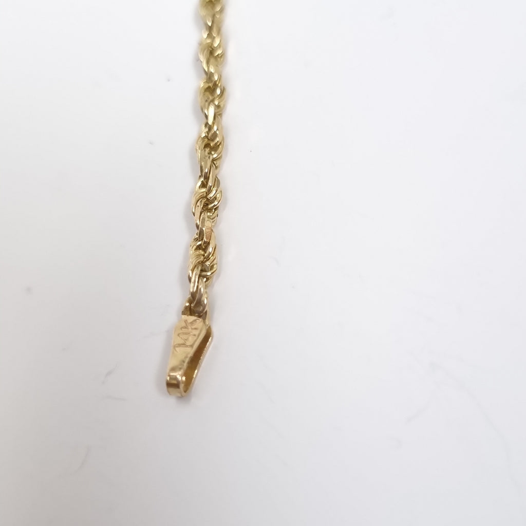 PULSERA TEJIDO TORZAL 4.4G 21 CM (NUEVO)