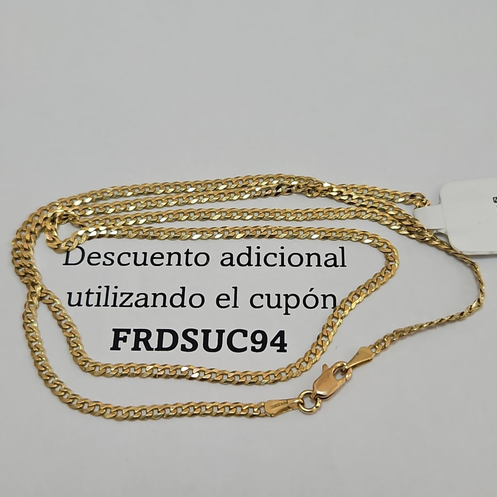 CADENA BARBADO 10K 55 CM 4.9 GR (NUEVO)