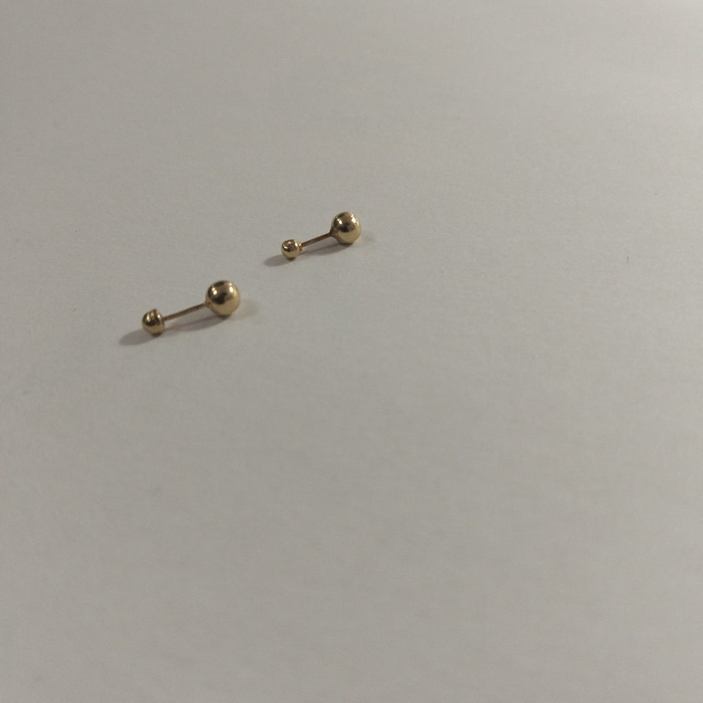ARETES PAR ORO 14 K 0,10 GRMS (SEMINUEVO)
