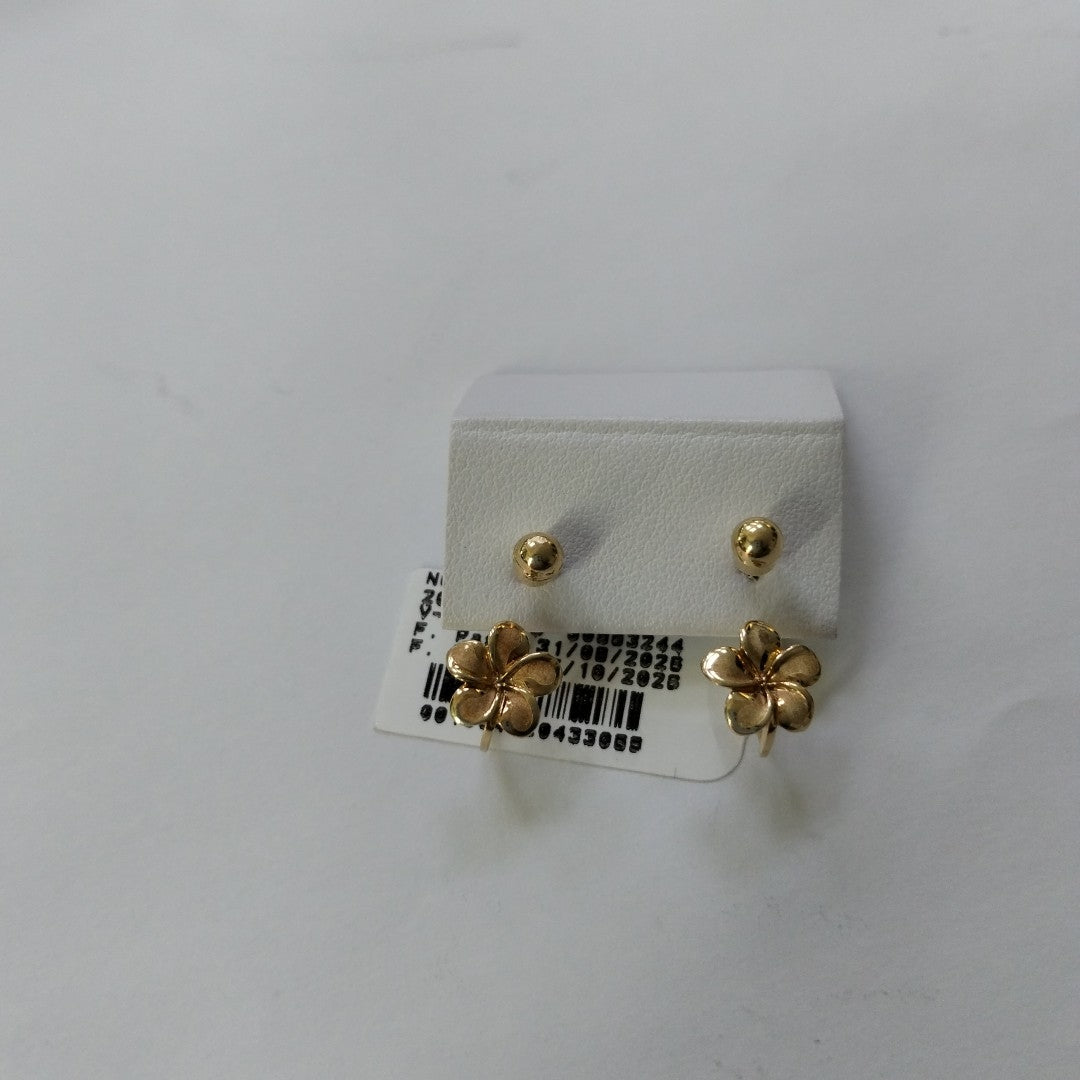 ARETES PAR ORO 14 K 2.1 GRMS (SEMINUEVO)